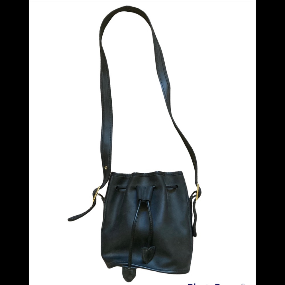 Leather Drawstring Bag